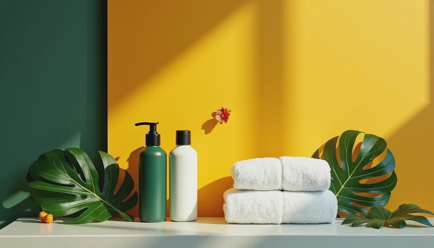 Visual context for fragrance free shampoo and conditioner